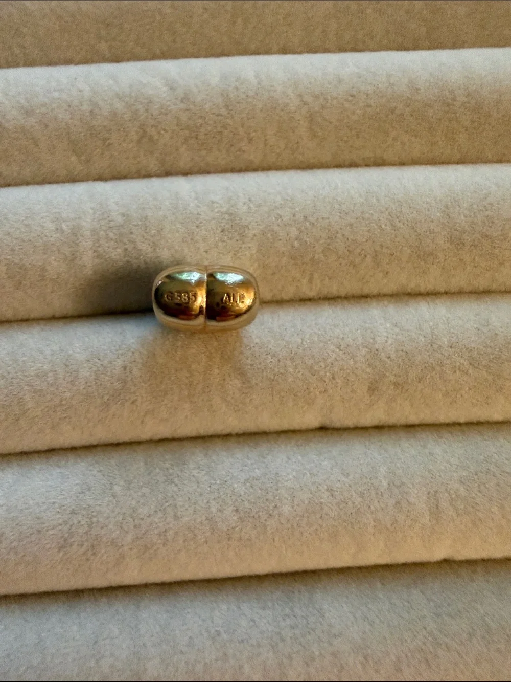 Pandora 14K Yellow Gold Puffy Heart Charm